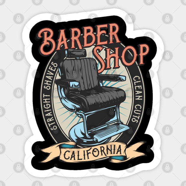Fresh Cuts Only: The Barber’s Creed Sticker by Steve